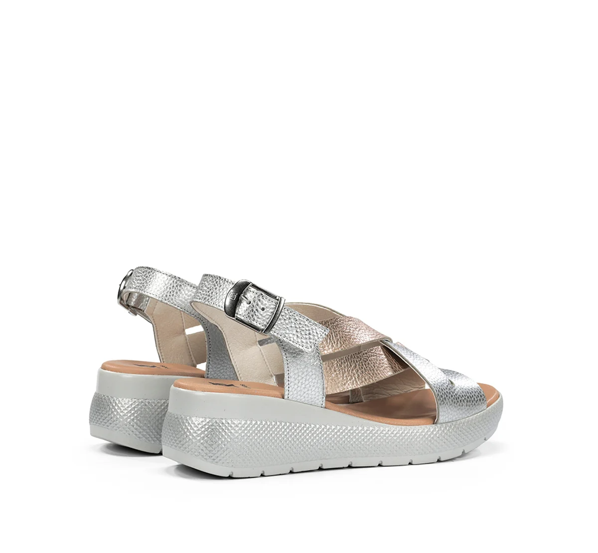 EVER D9316 Silberne Sandale - Image 10