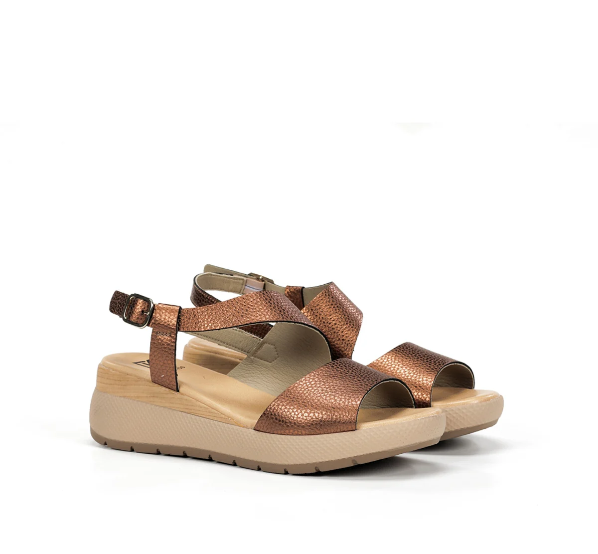 EVER D9495 Brauner Sandale - Image 2