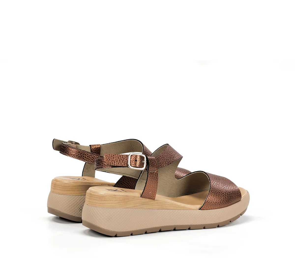 EVER D9495 Brauner Sandale - Image 3