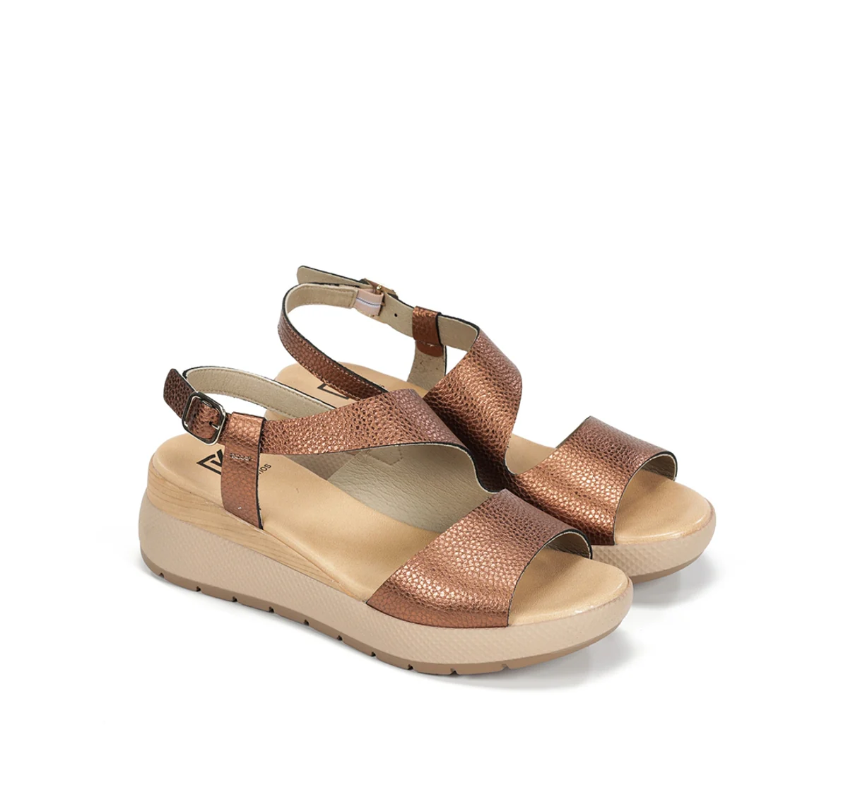 EVER D9495 Brauner Sandale - Image 4