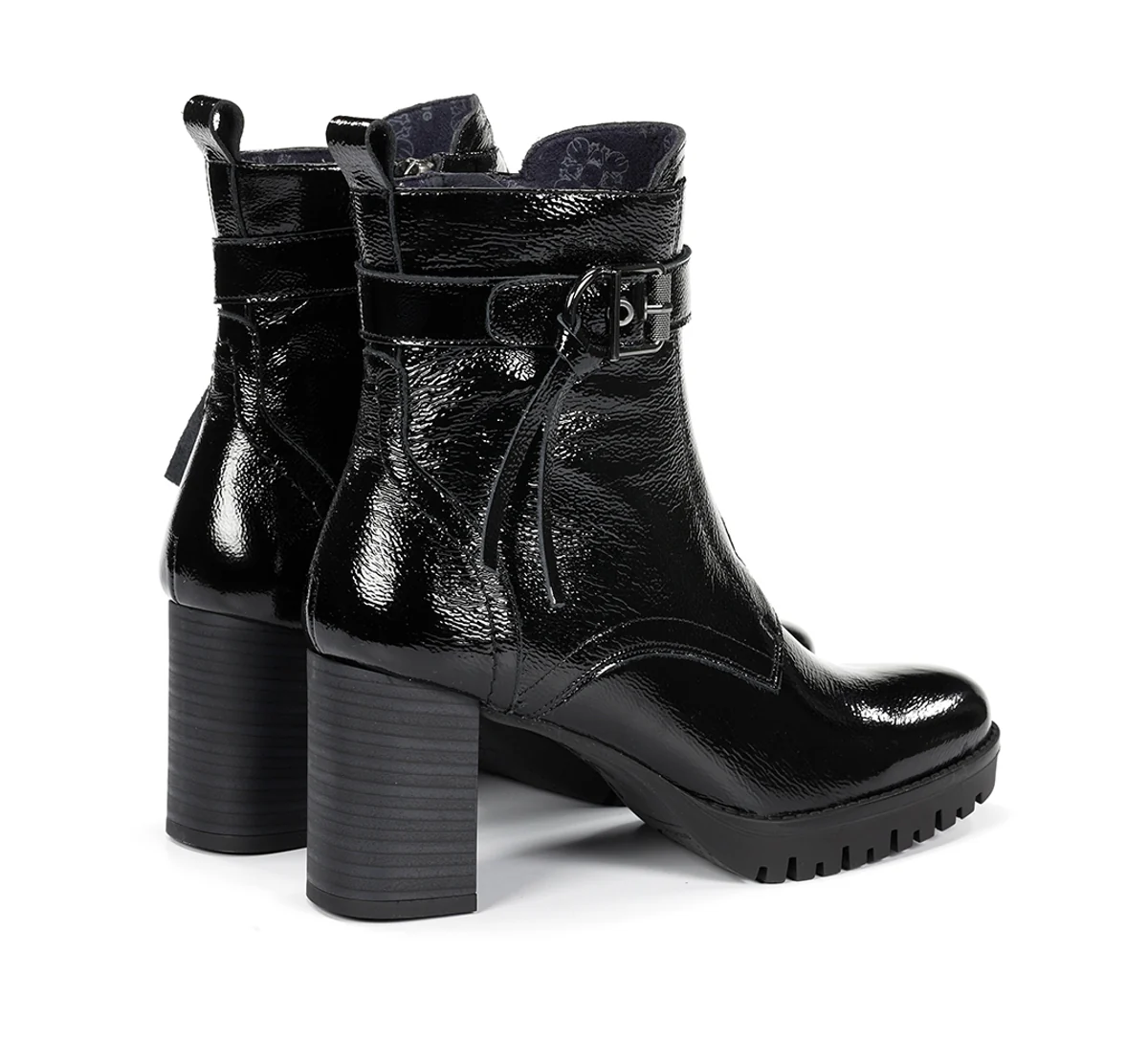 EVIE D9163 Schwarze Stiefeletten - Image 4
