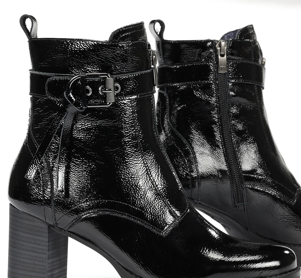 EVIE D9163 Schwarze Stiefeletten - Image 7