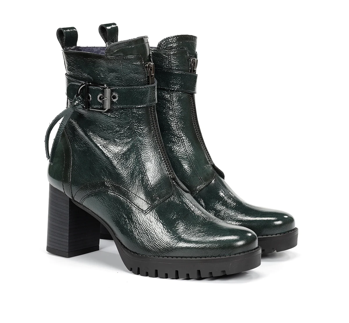 EVIE D9163 Grüner Stiefeletten - Image 2