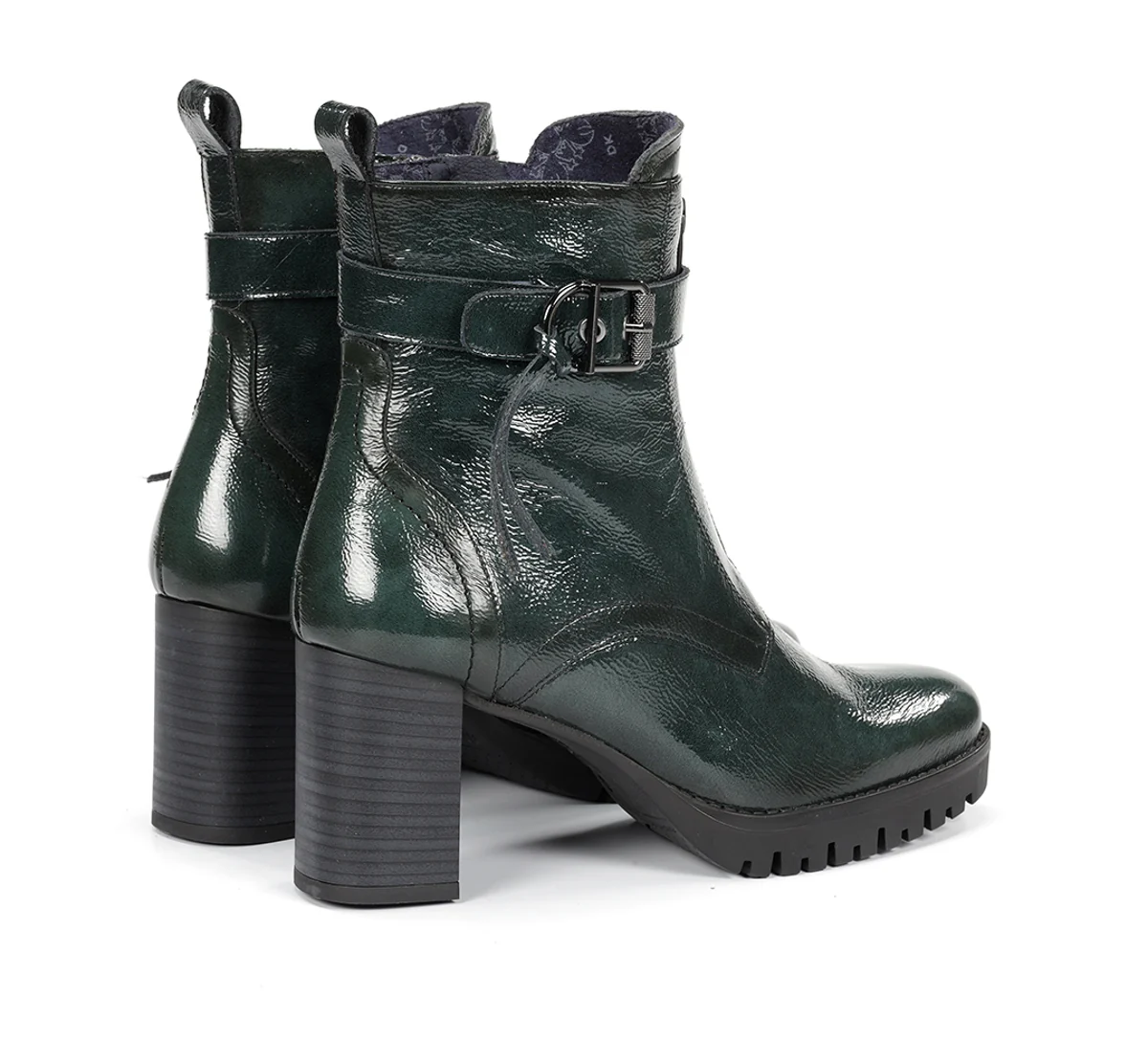 EVIE D9163 Grüner Stiefeletten - Image 4