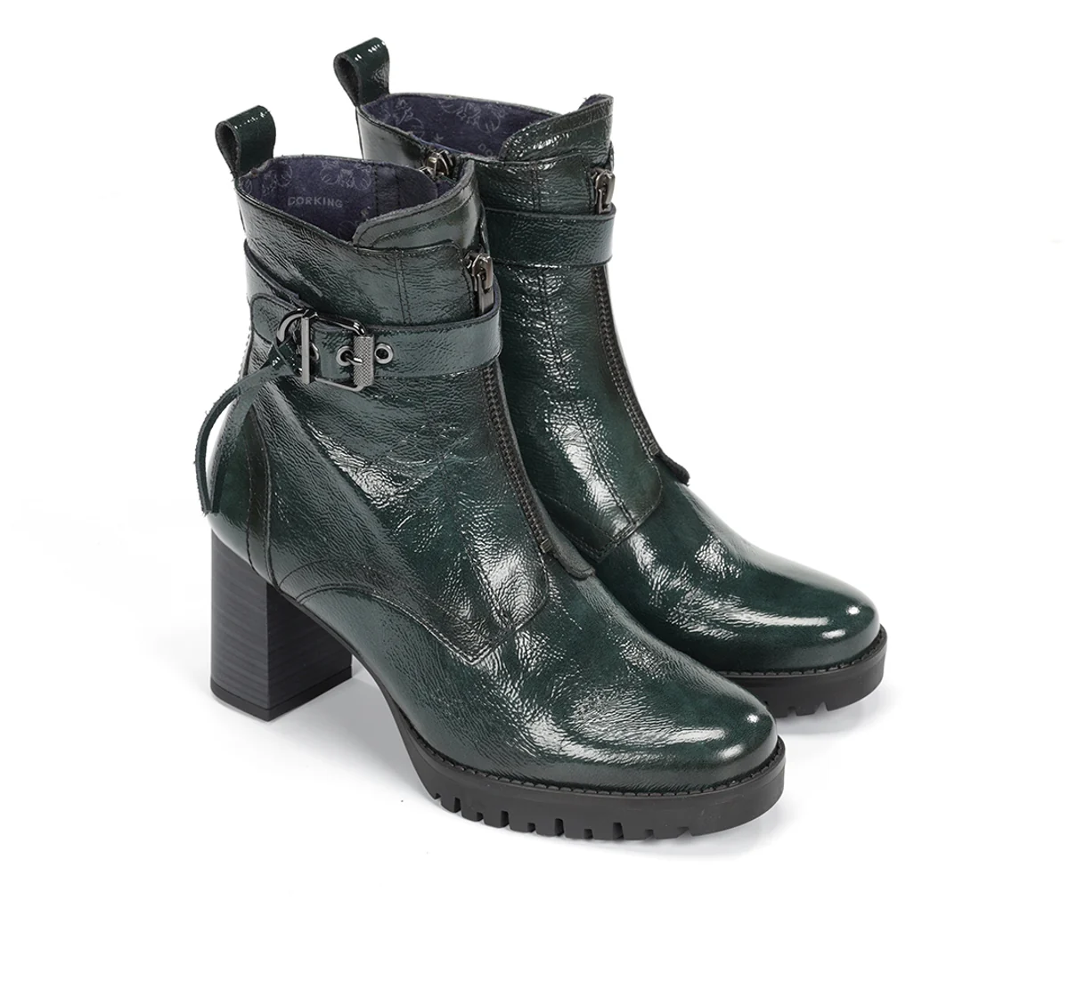 EVIE D9163 Grüner Stiefeletten - Image 5