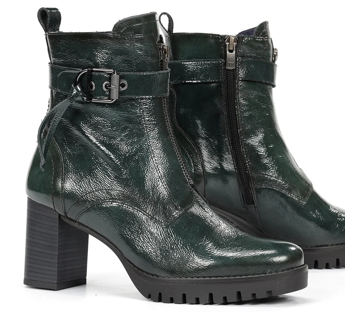 EVIE D9163 Grüner Stiefeletten - Image 7