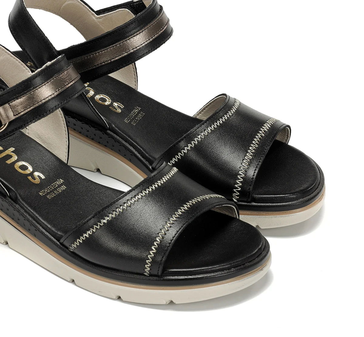 FIRE F2427 Schwarze Sandale - Image 4
