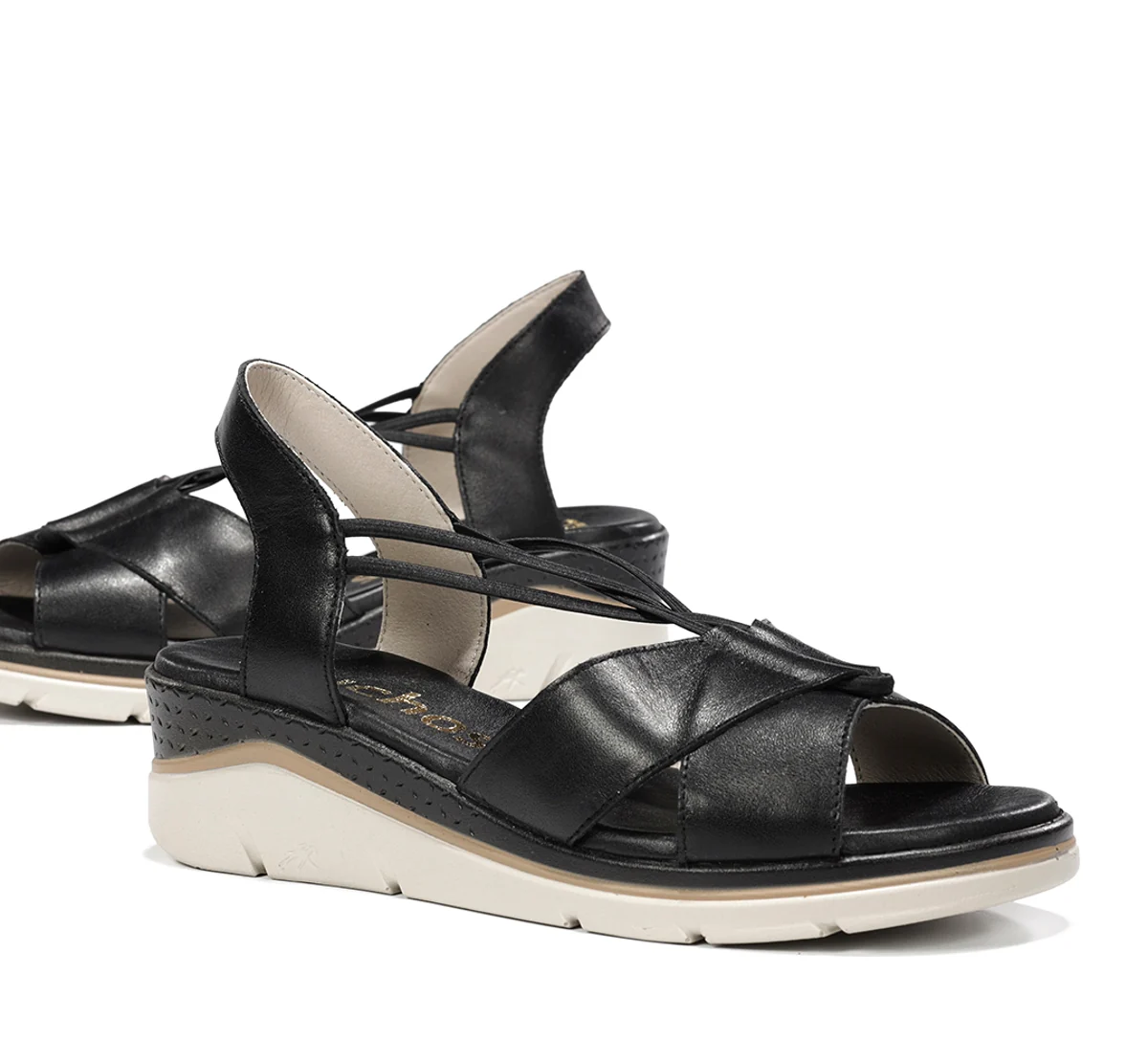 FIRE F2429 Schwarze Sandale - Image 7