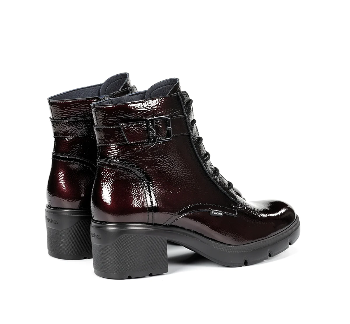 FUGAZ F2107 Burgunderfarbe Stiefeletten - Image 3