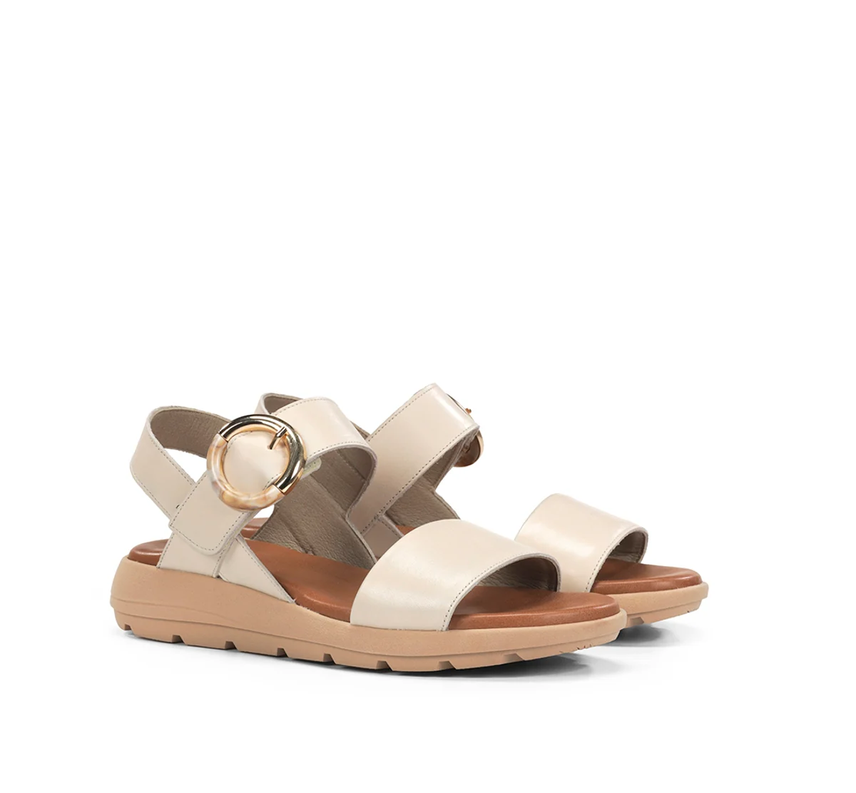 GANDIA D9468 Taupe Sandale - Image 2