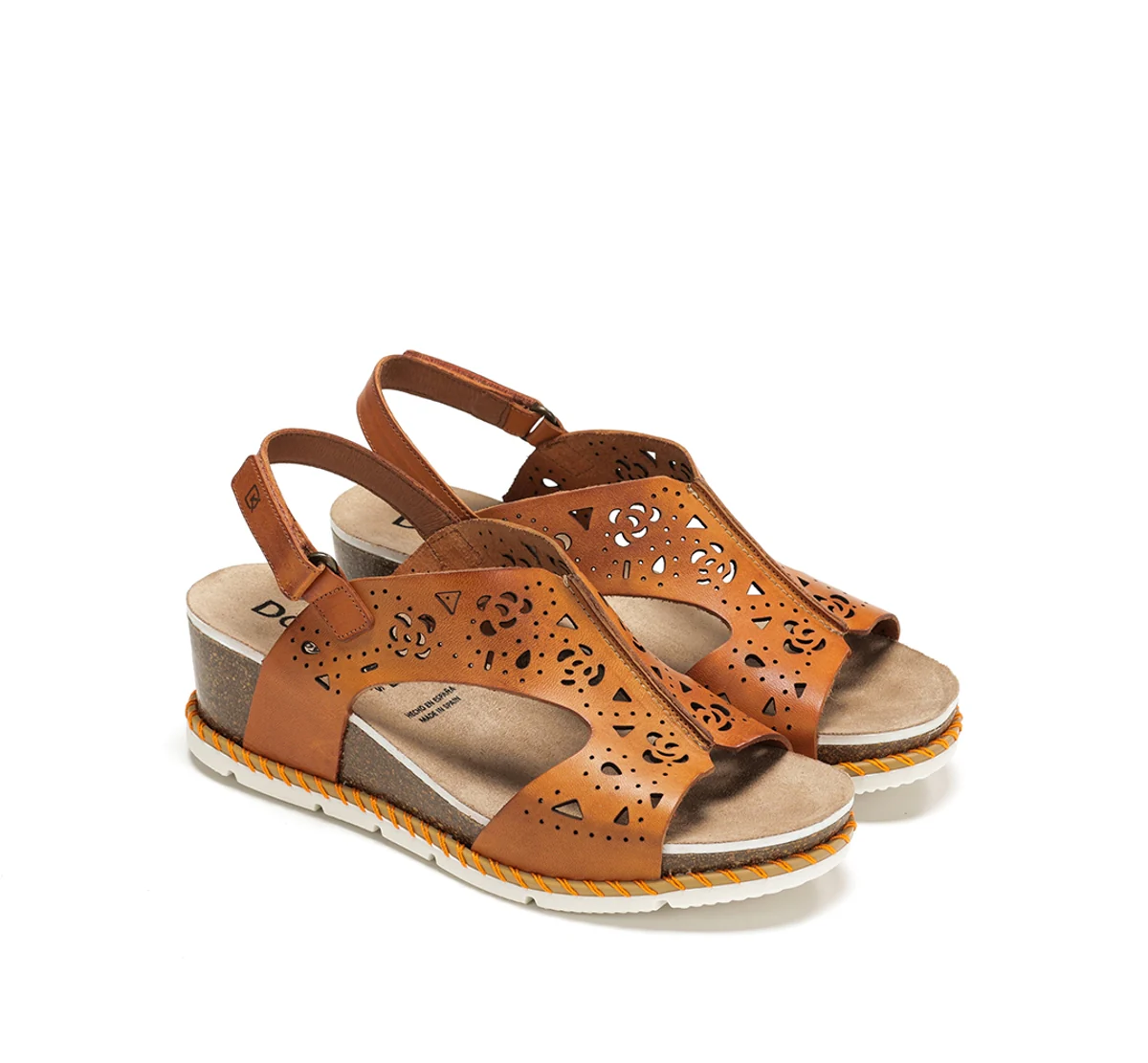 GOLD D9319 Orange Sandale - Image 4