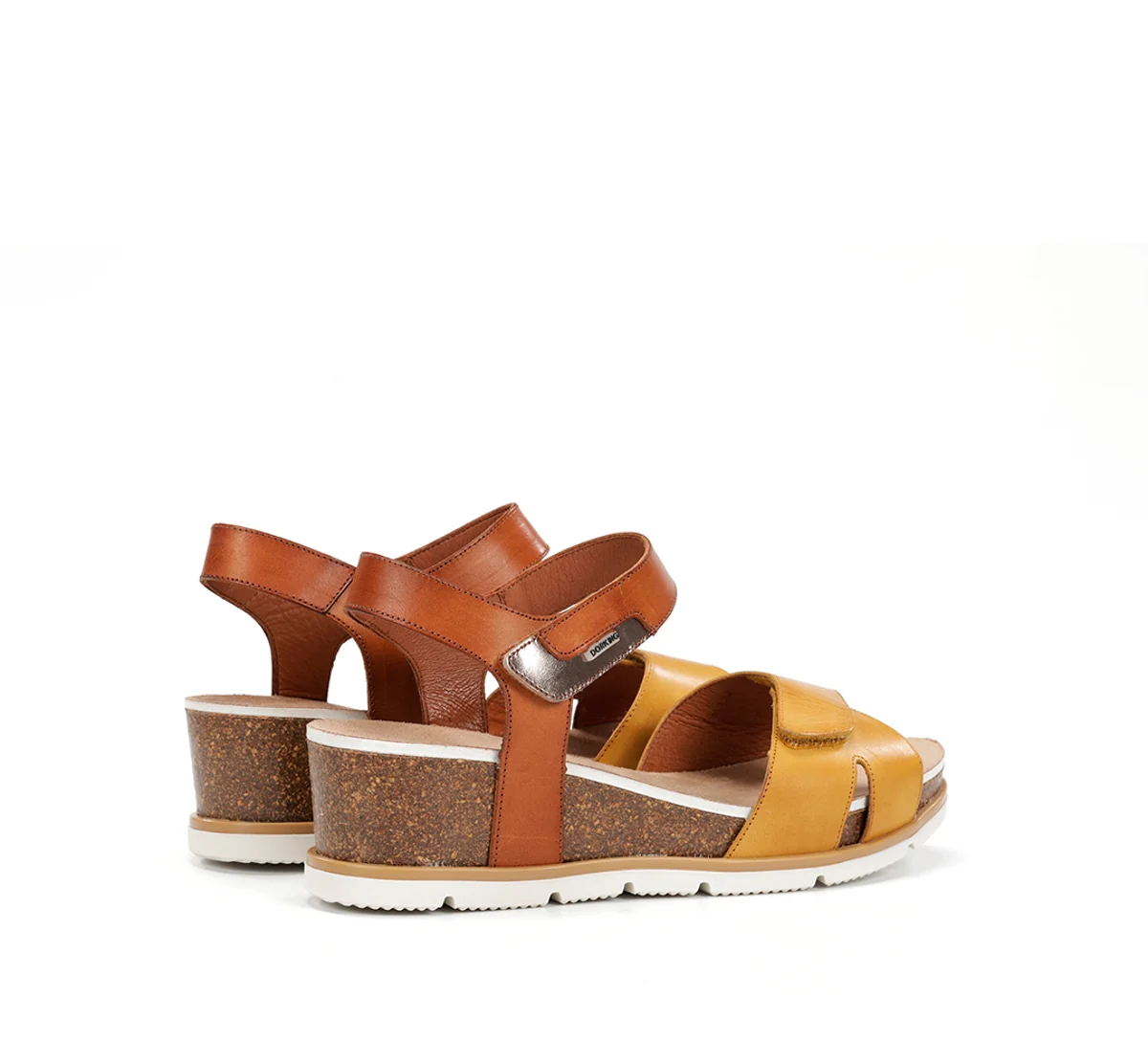 GOLD D9512 Gelber Sandale - Image 3