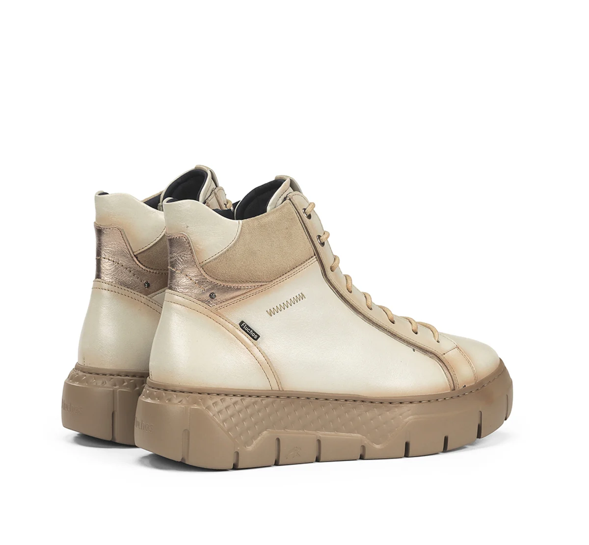 ILIA F2304 Weißer Stiefeletten - Image 3