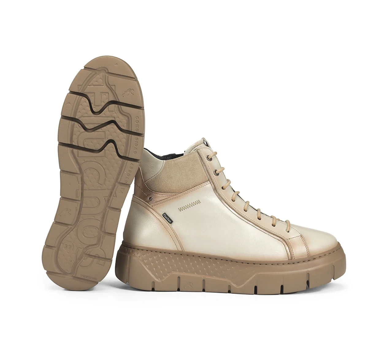 ILIA F2304 Weißer Stiefeletten - Image 4