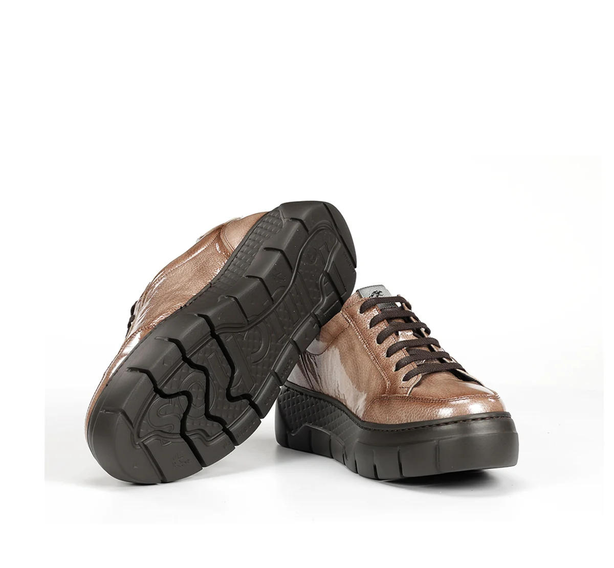 ILIA F2306 Taupe Turnschuhe - Image 4