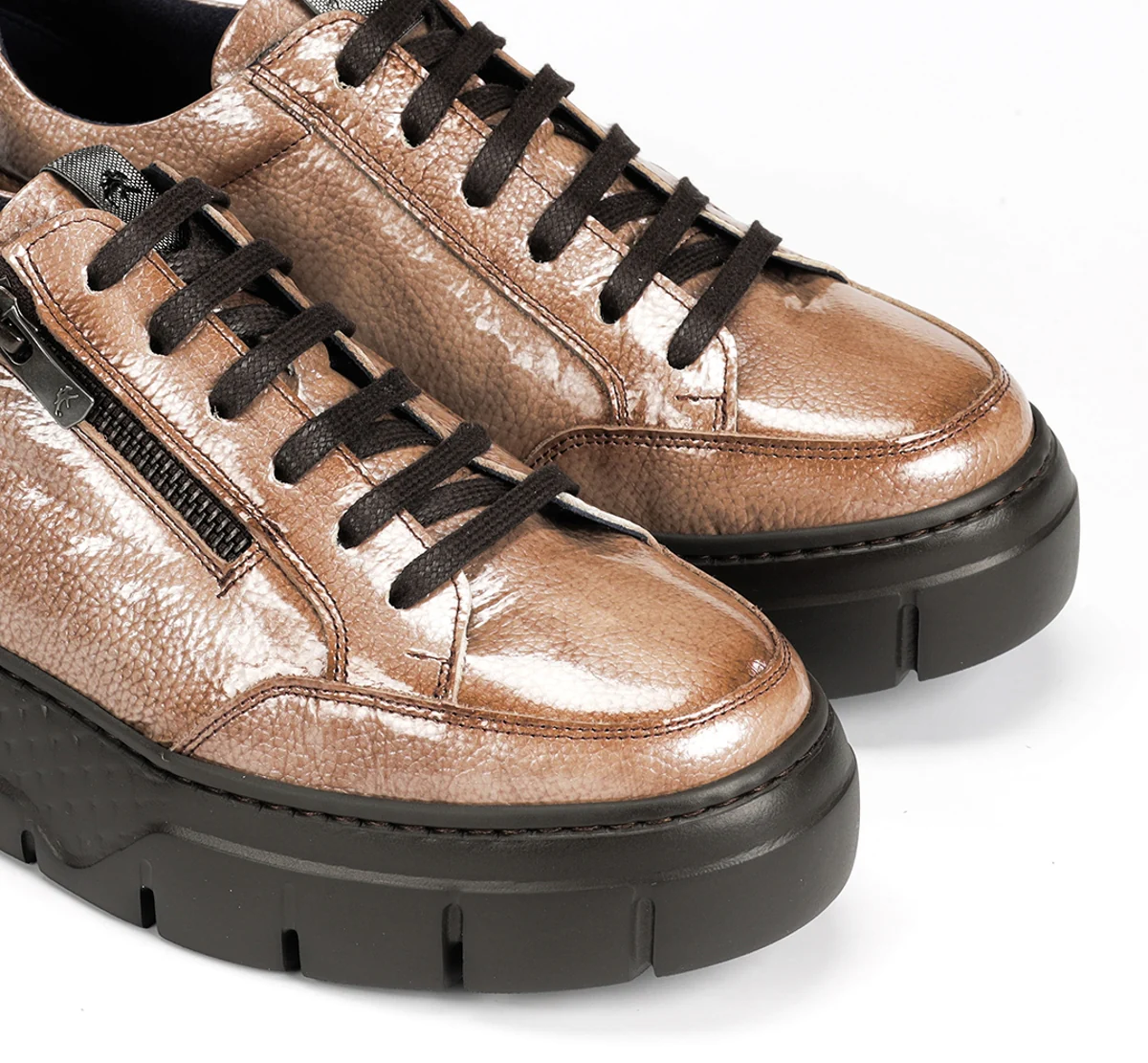 ILIA F2306 Taupe Turnschuhe - Image 6