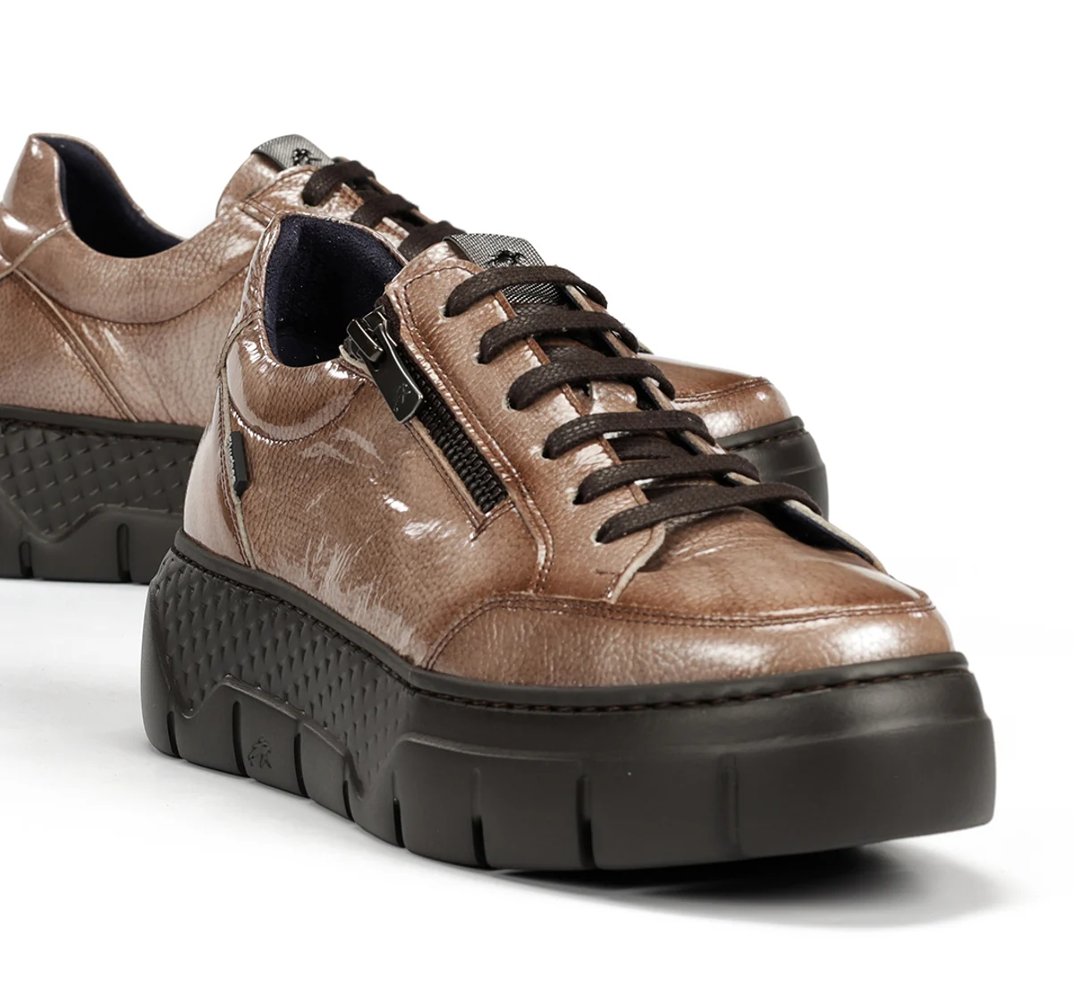 ILIA F2306 Taupe Turnschuhe - Image 7