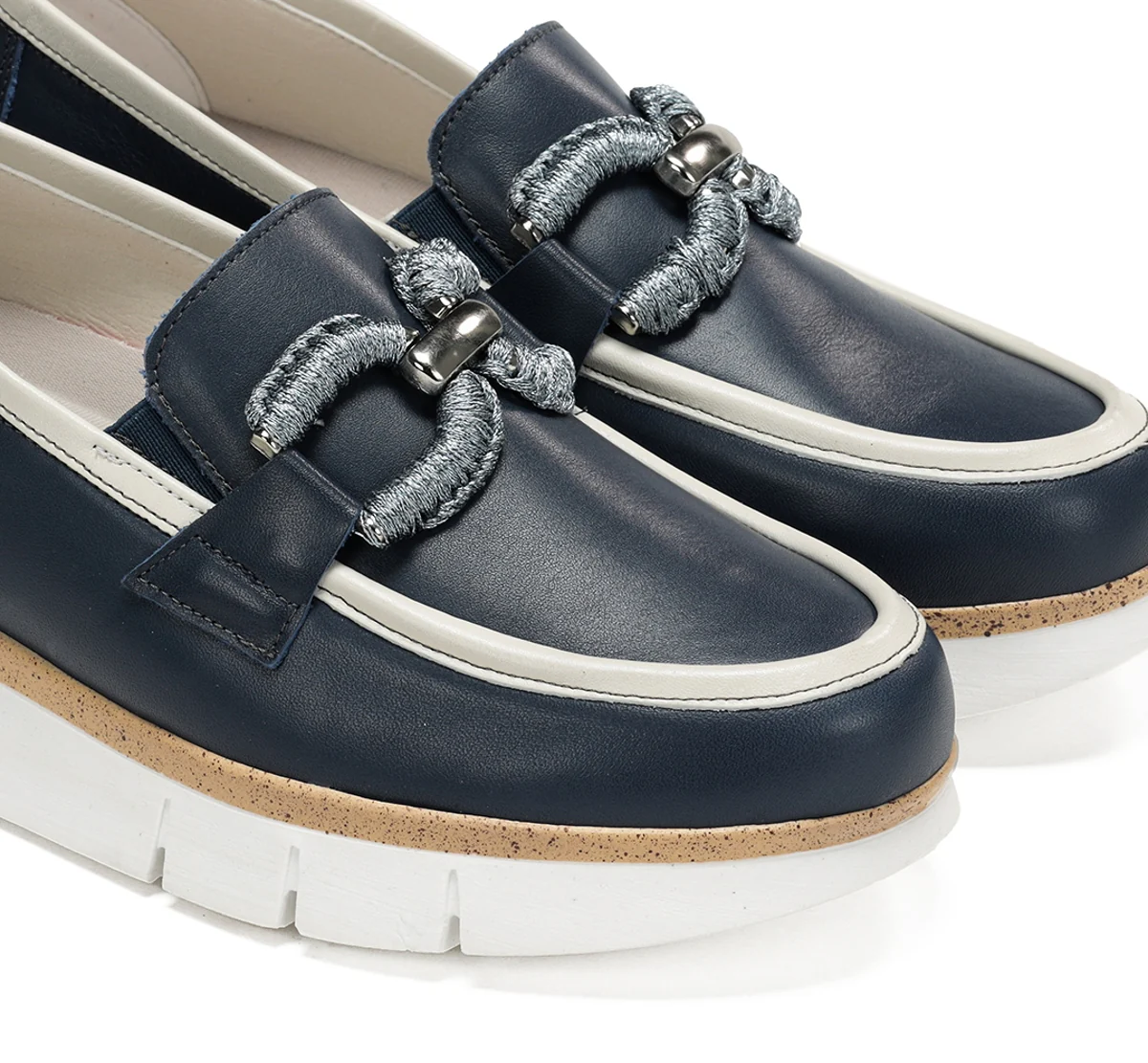 INDIA D9298 Blauer Mokassin - Image 6