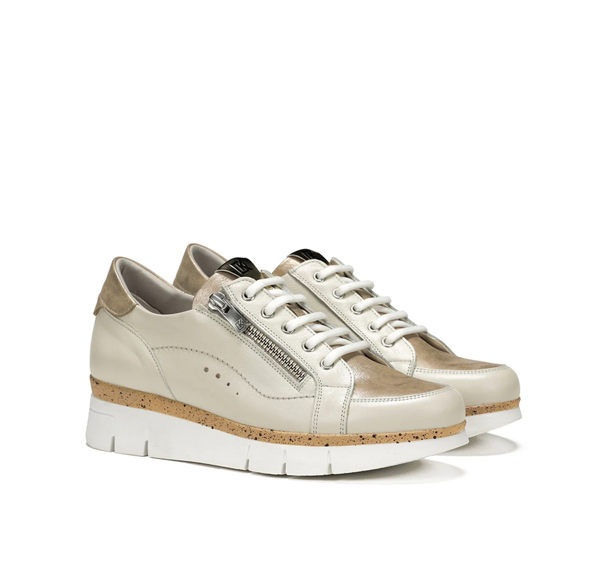 INDIA D9301 Taupe Turnschuhe - Image 2