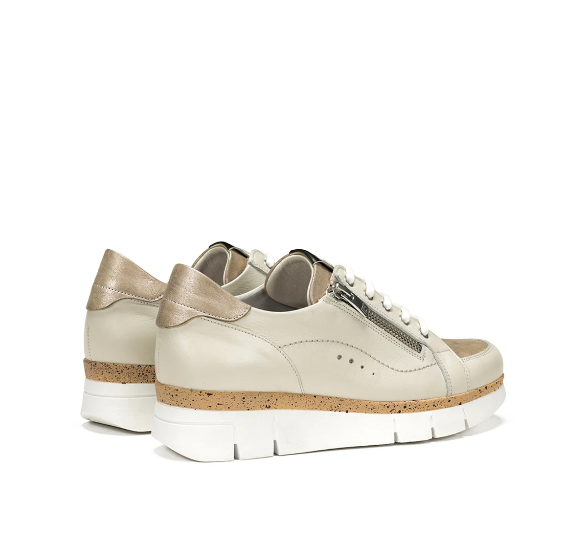 INDIA D9301 Taupe Turnschuhe - Image 3