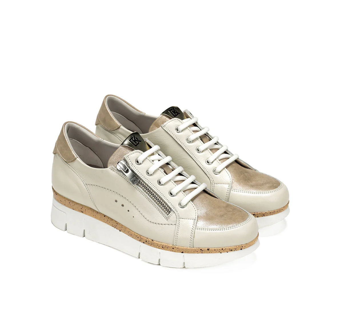 INDIA D9301 Taupe Turnschuhe - Image 4