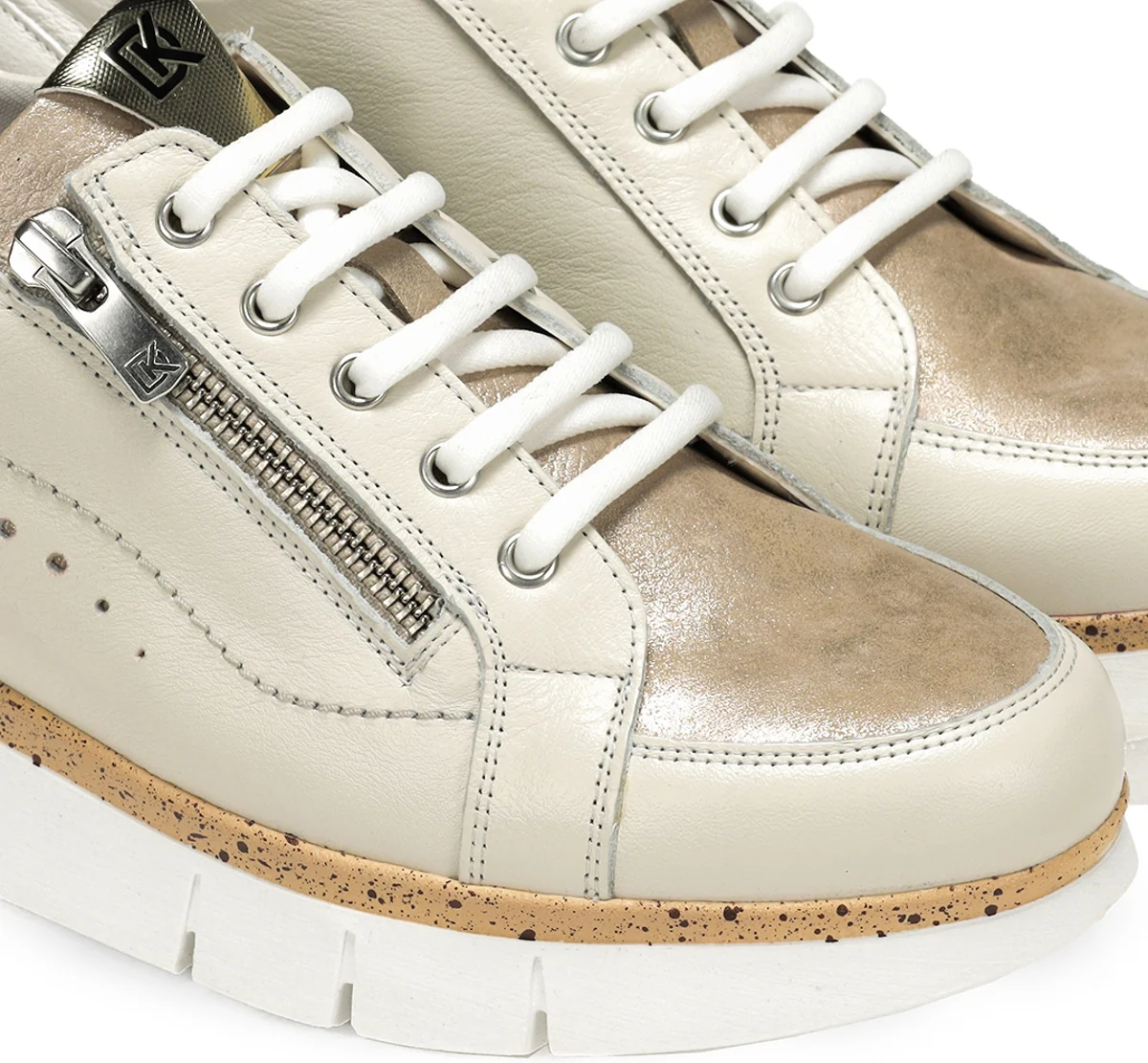 INDIA D9301 Taupe Turnschuhe - Image 5