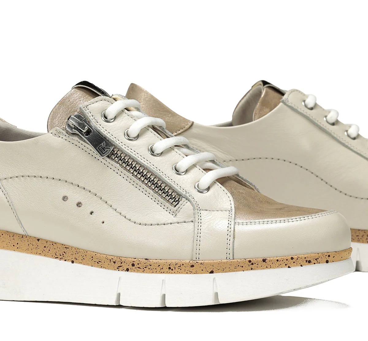 INDIA D9301 Taupe Turnschuhe - Image 7
