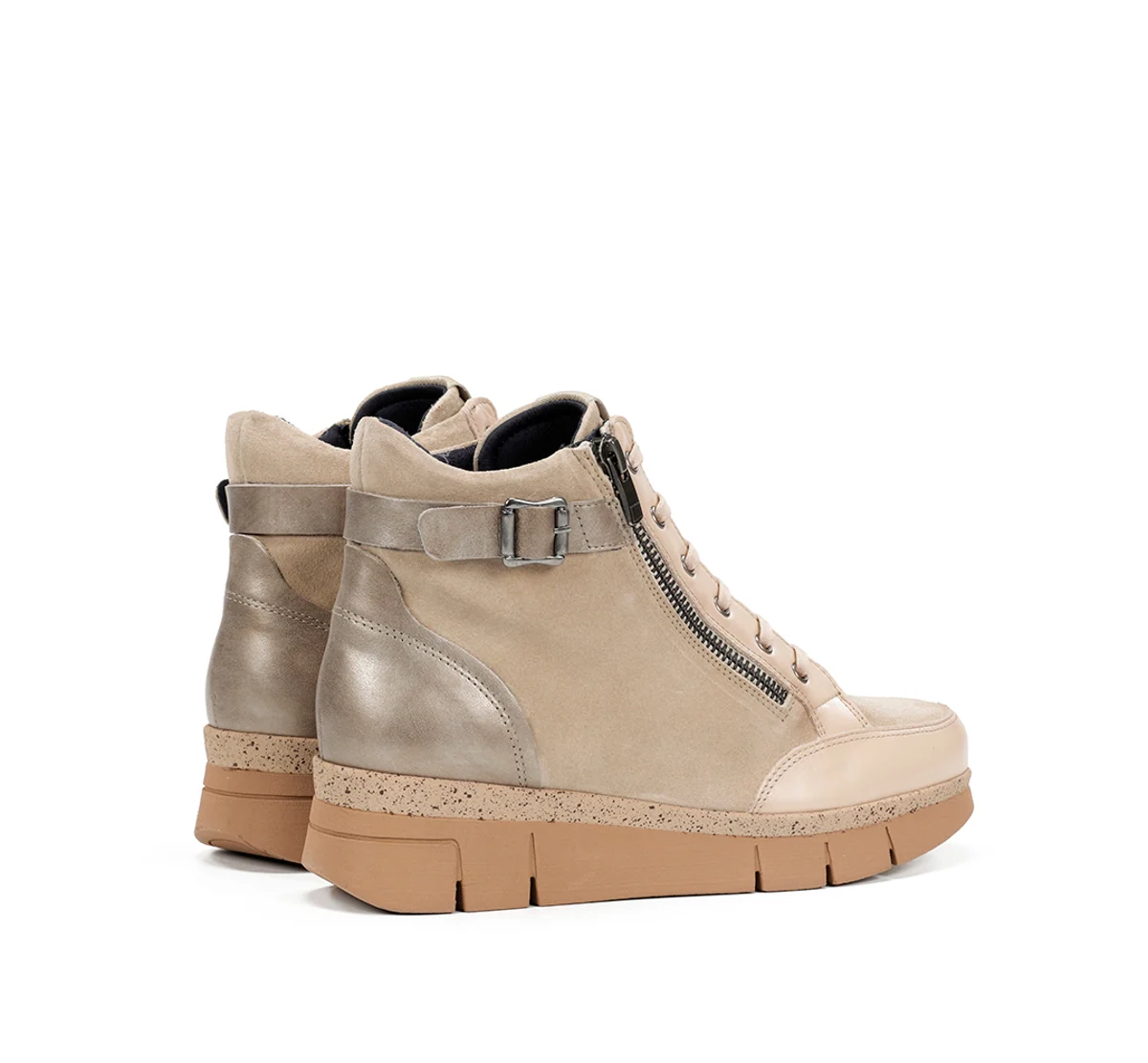 INDIA D9329 Taupe Stiefeletten - Image 3