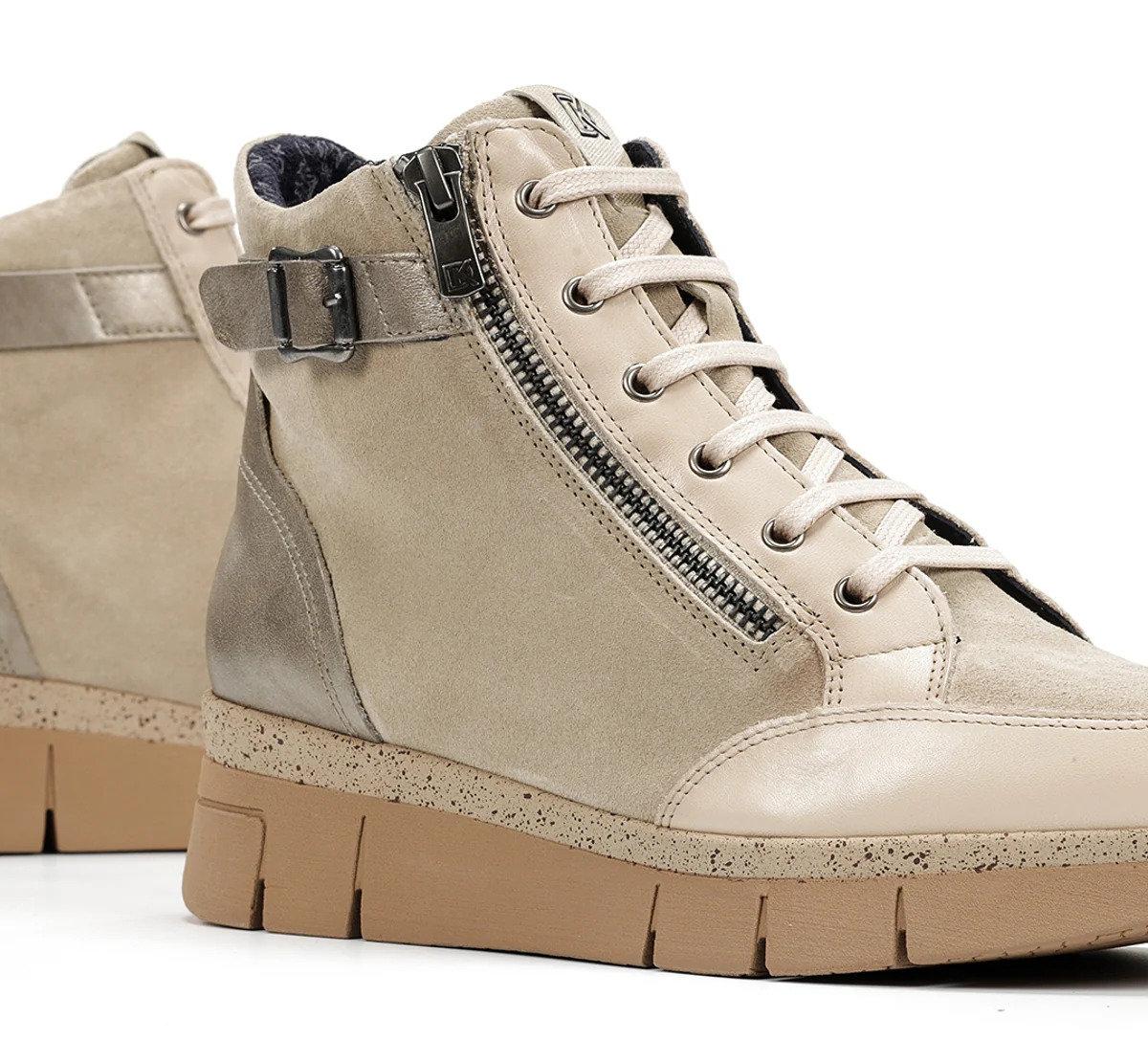 INDIA D9329 Taupe Stiefeletten - Image 7