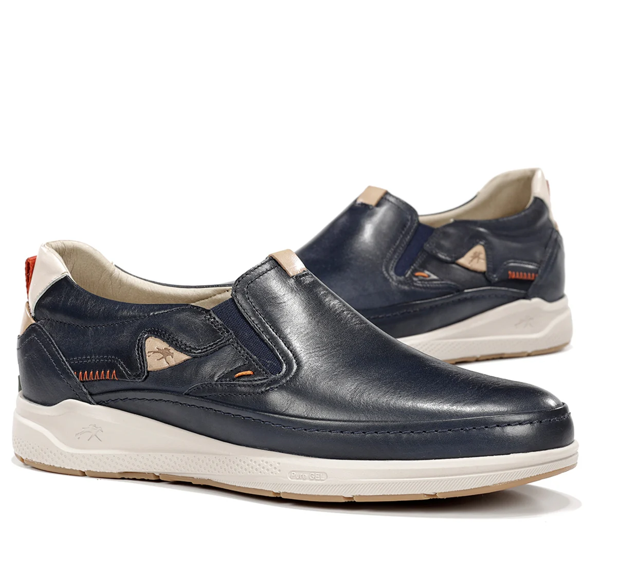 KADIR F2445 Blauer Slip On - Image 7