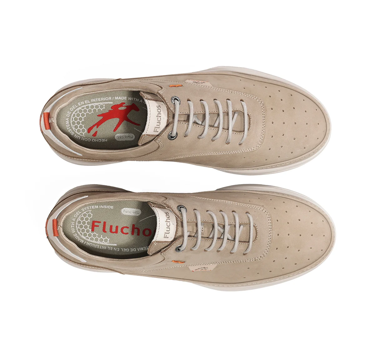 KADIR F2447 Taupe Turnschuhe - Image 5
