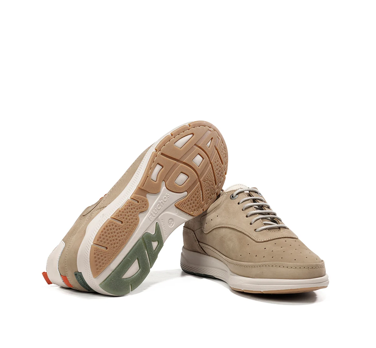 KADIR F2447 Taupe Turnschuhe - Image 6