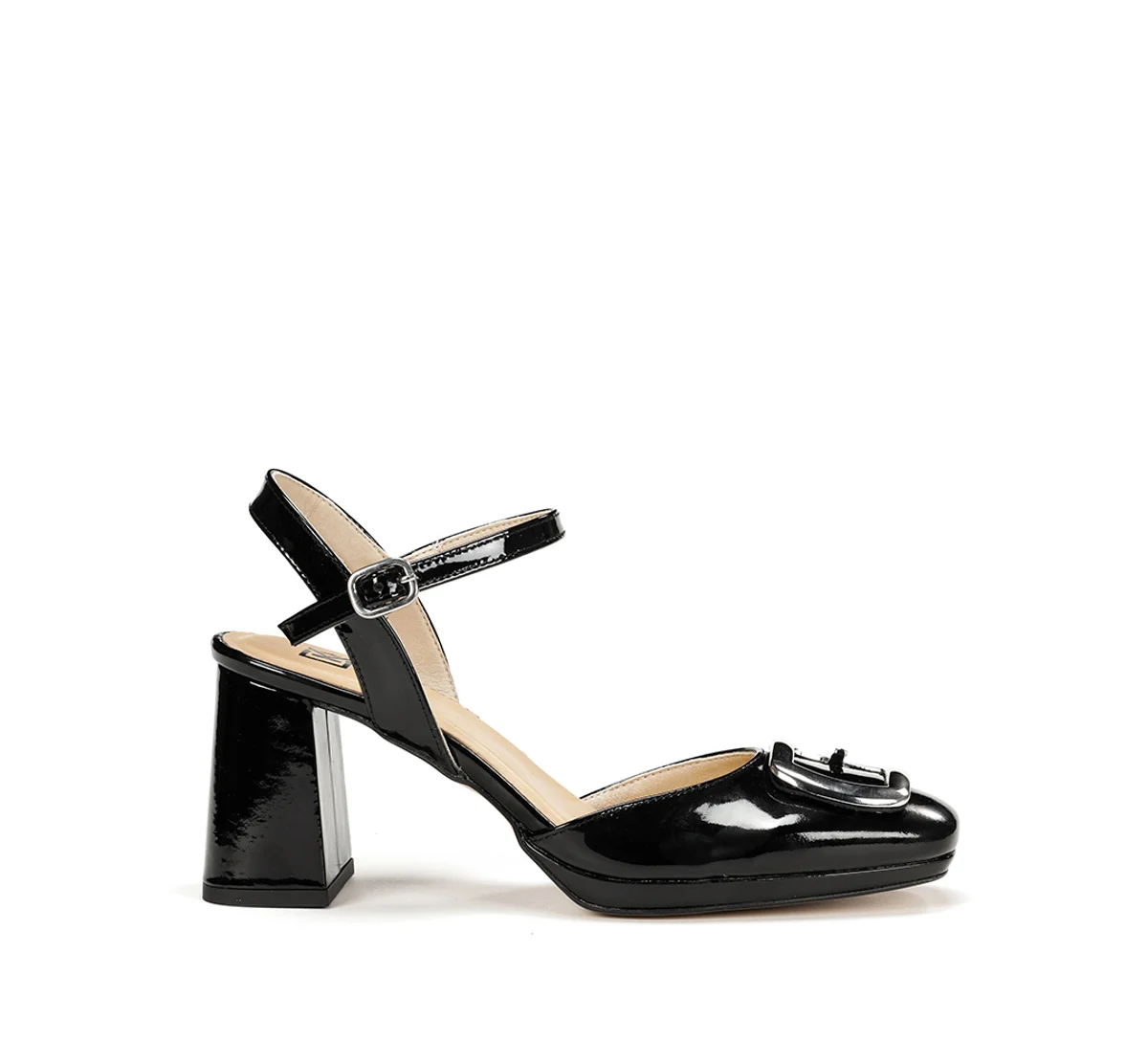 KARLA D9264 Schwarze Sandale