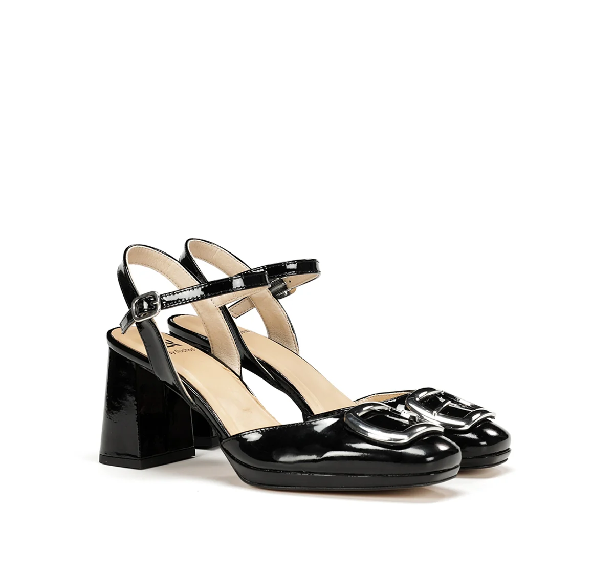 KARLA D9264 Schwarze Sandale - Image 2