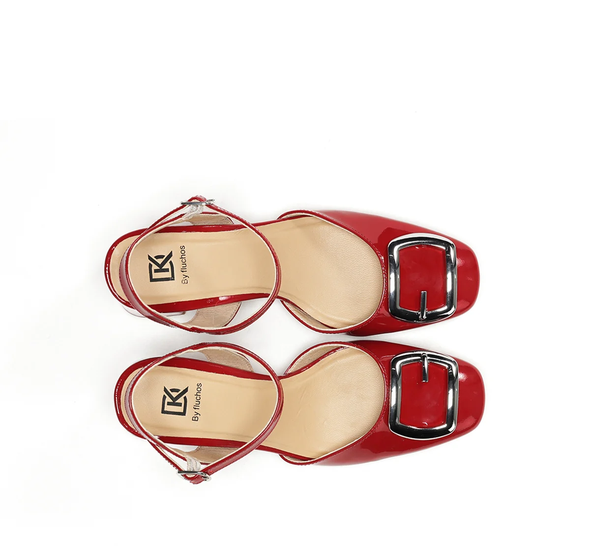 KARLA D9264 Roter Sandale - Image 5