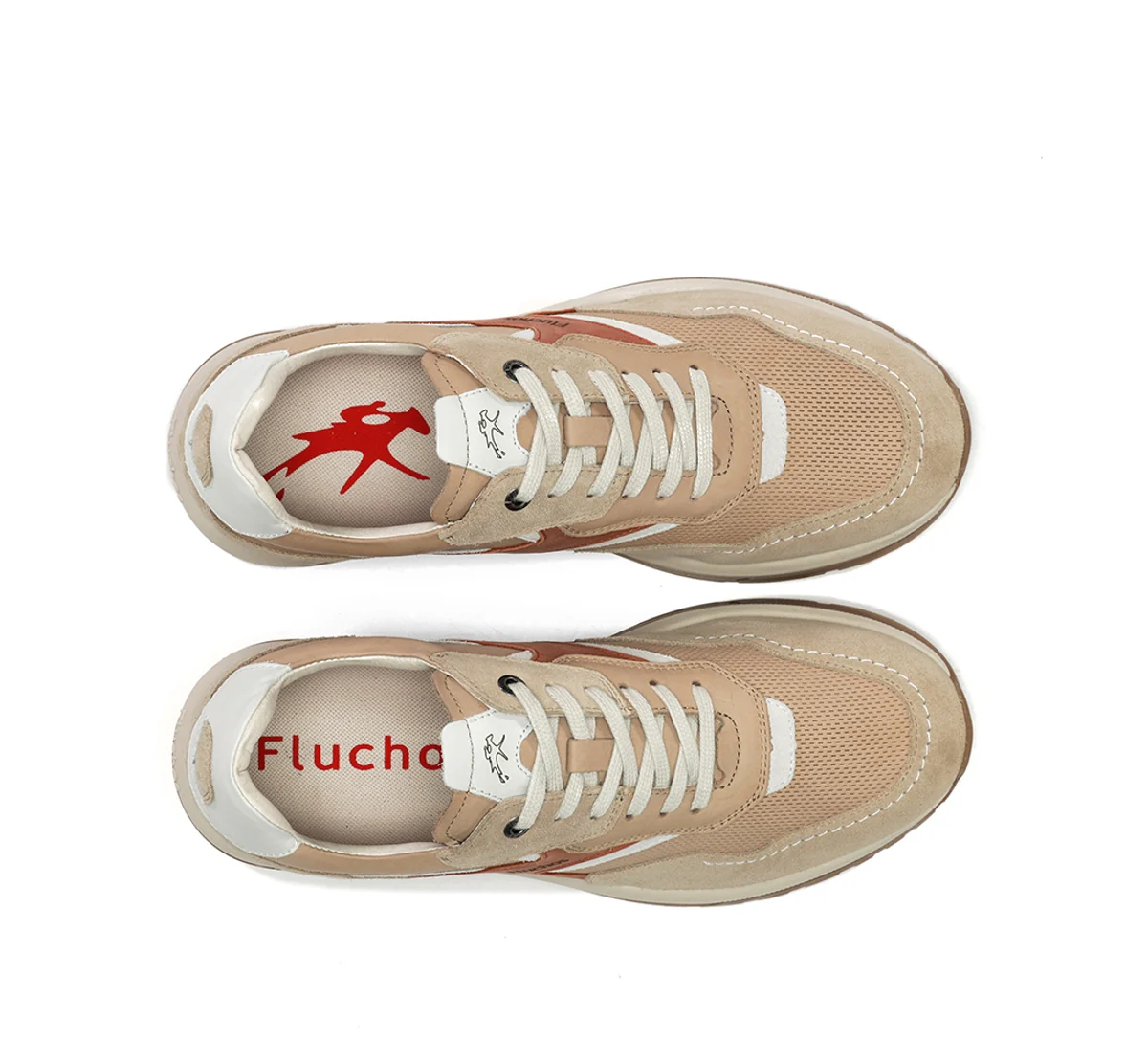 KARTER F2404 Beige Turnschuhe - Image 5