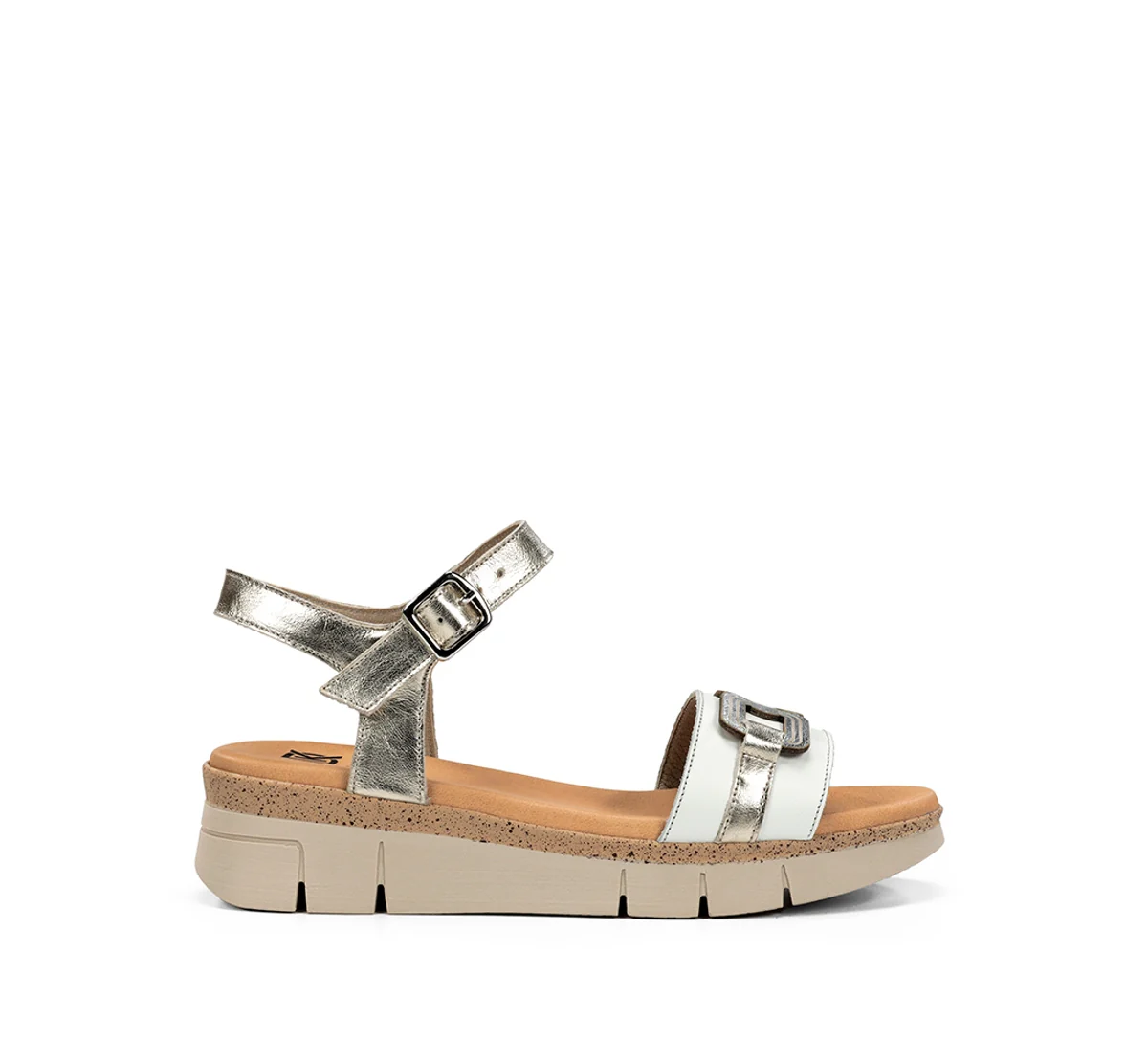 KLAU D9484 Silberne Sandale