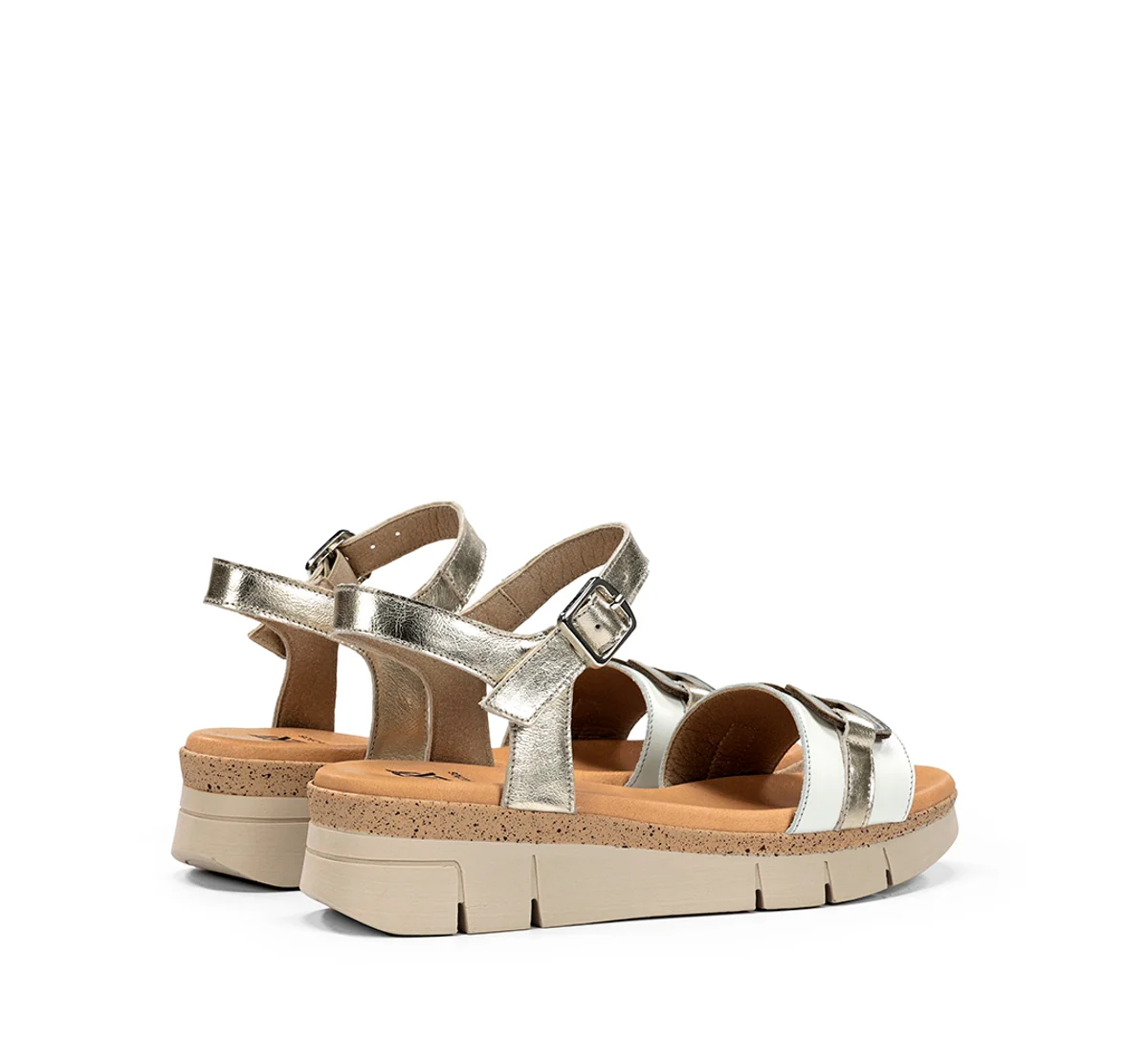 KLAU D9484 Silberne Sandale - Image 3
