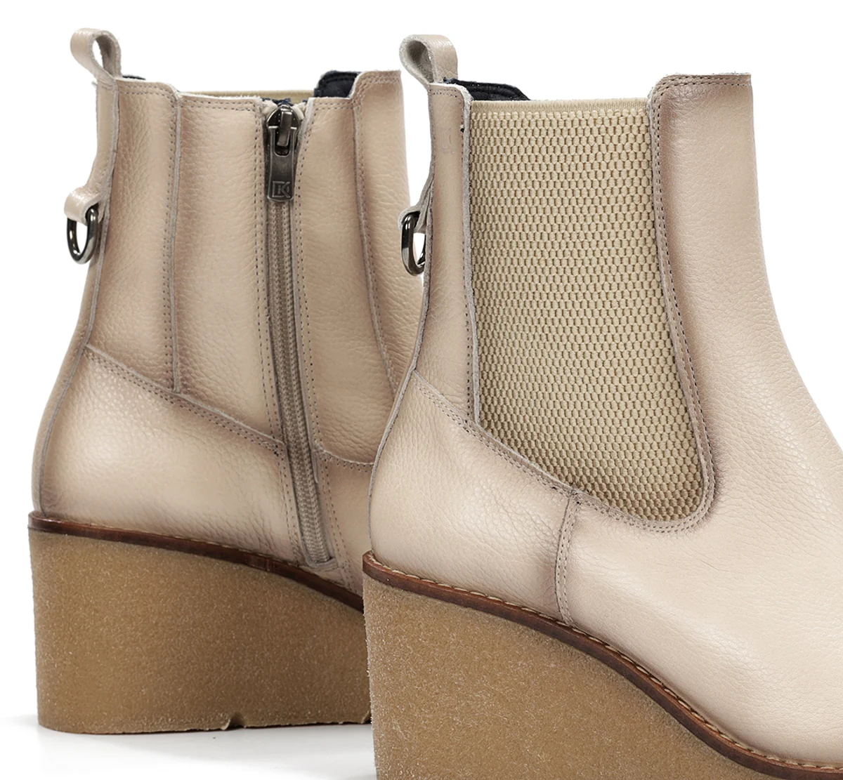LALIE D9191 Taupe Stiefeletten - Image 7
