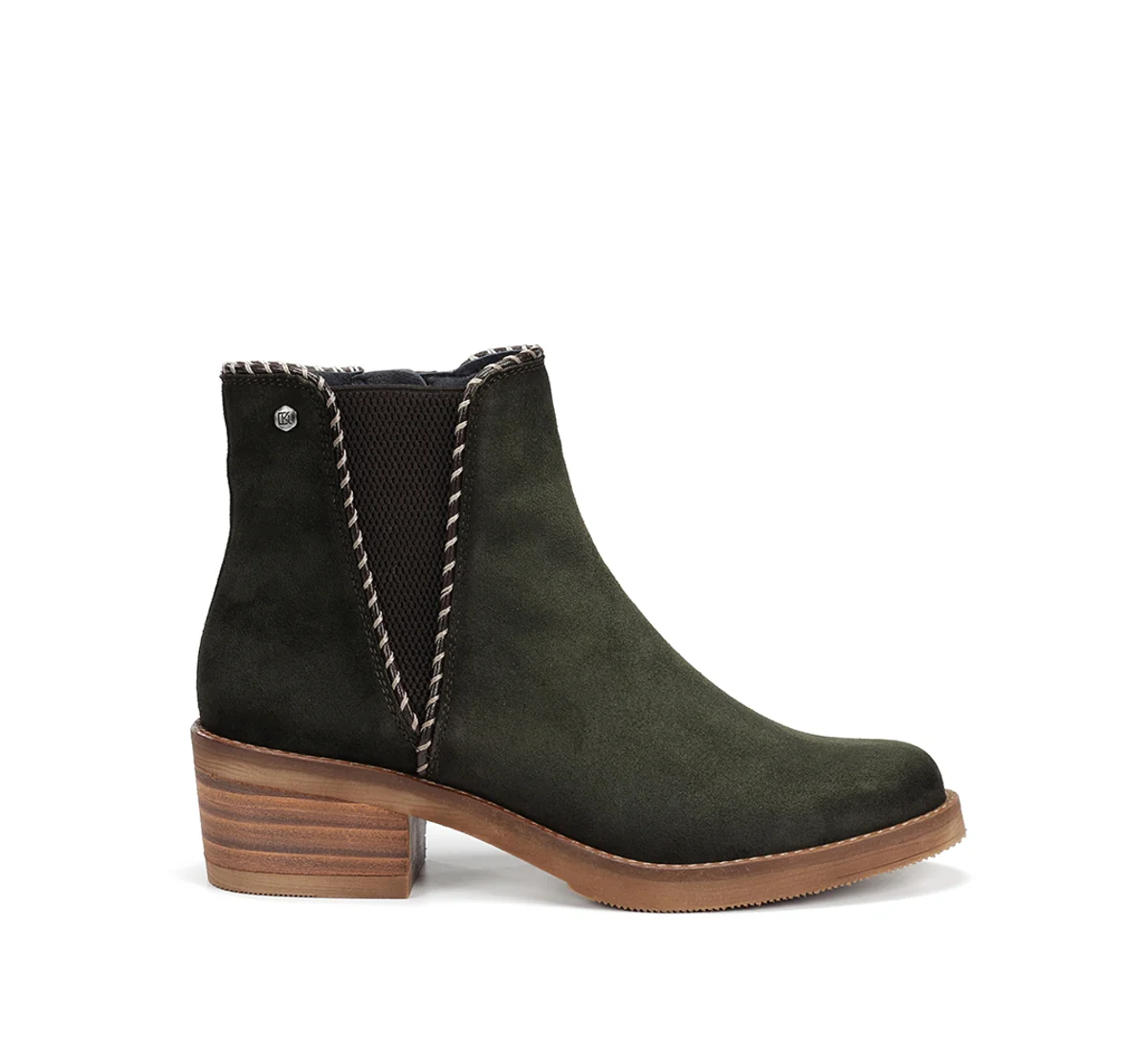LAYLA D9545 Grüner Stiefeletten