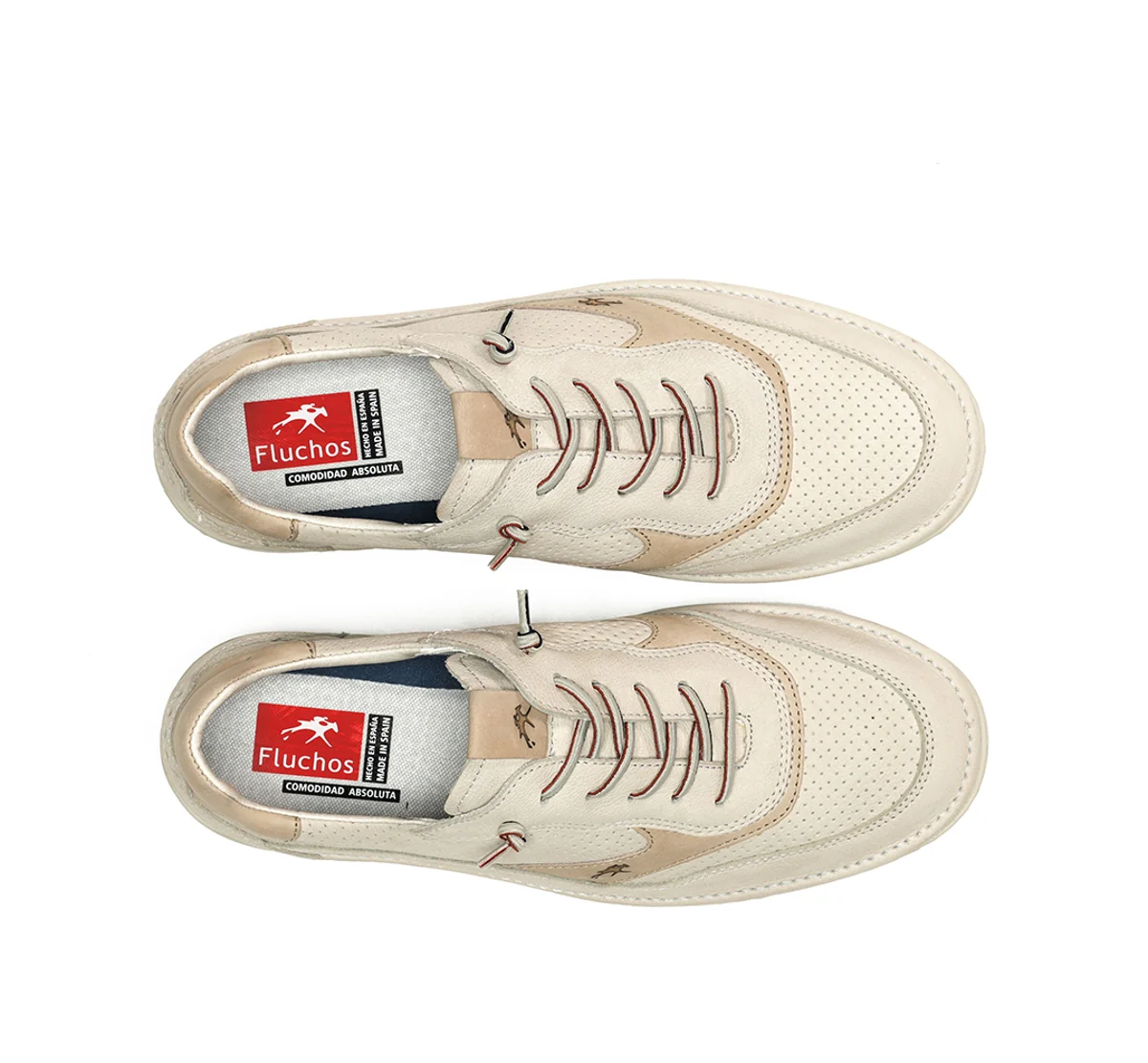 LEO F1943 Taupe Turnschuhe - Image 5