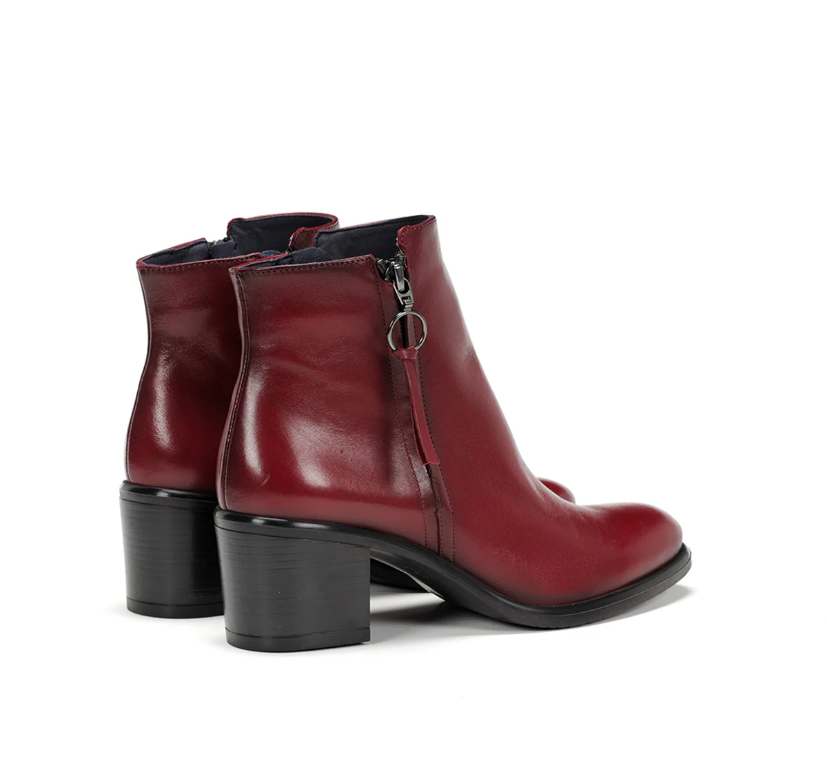 LEXI D8606 Burgunderfarbe Stiefeletten - Image 3