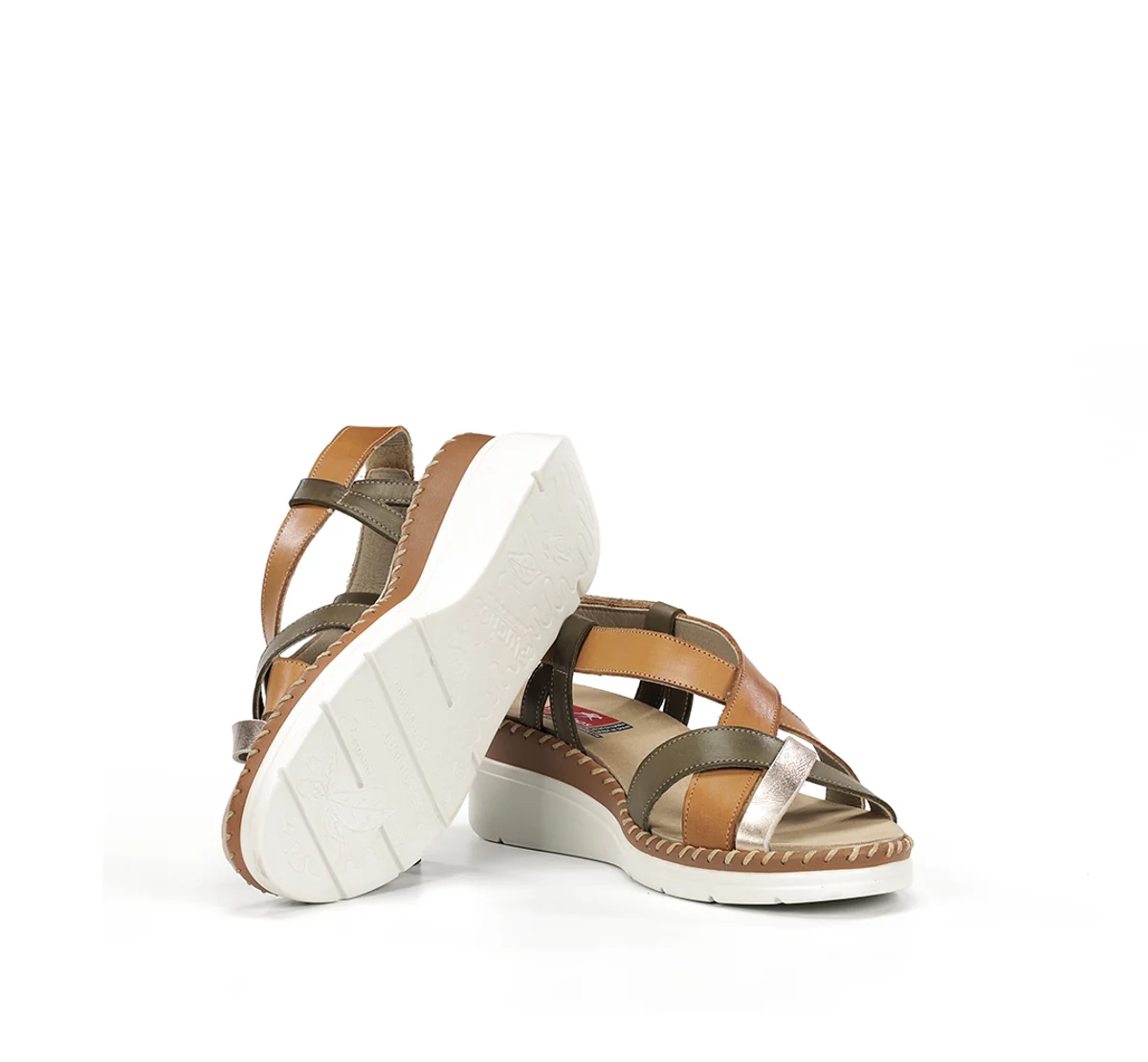 LEZA F2135 Brauner Sandale - Image 4