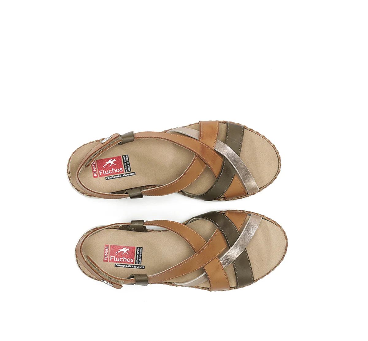 LEZA F2135 Brauner Sandale - Image 5