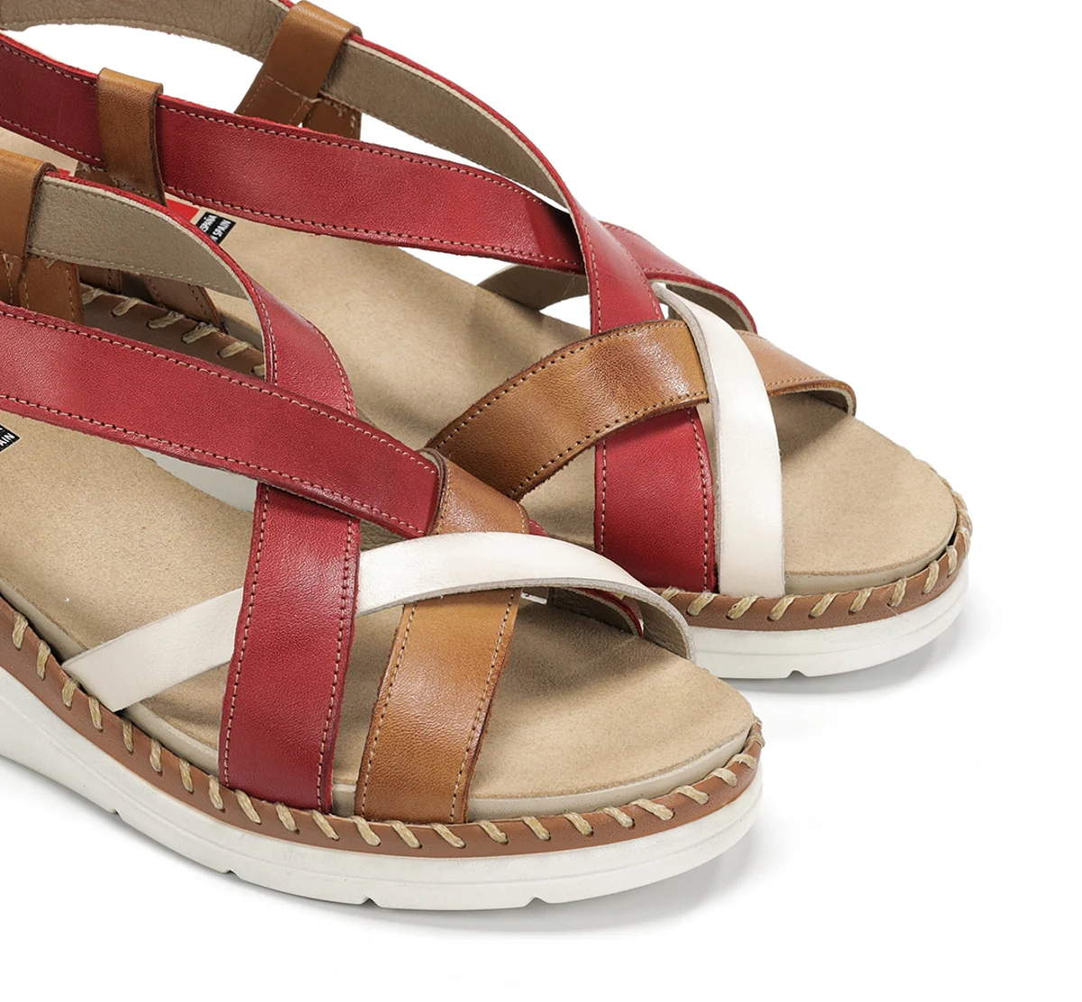 LEZA F2135 Roter Sandale - Image 6