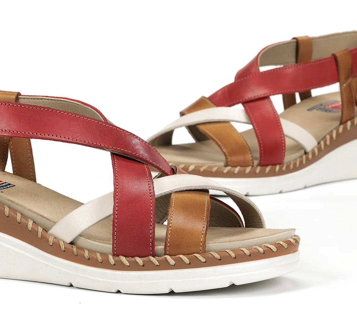 LEZA F2135 Roter Sandale - Image 7