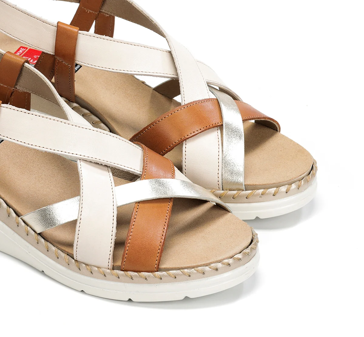 LEZA F2135 Taupe Sandale - Image 6