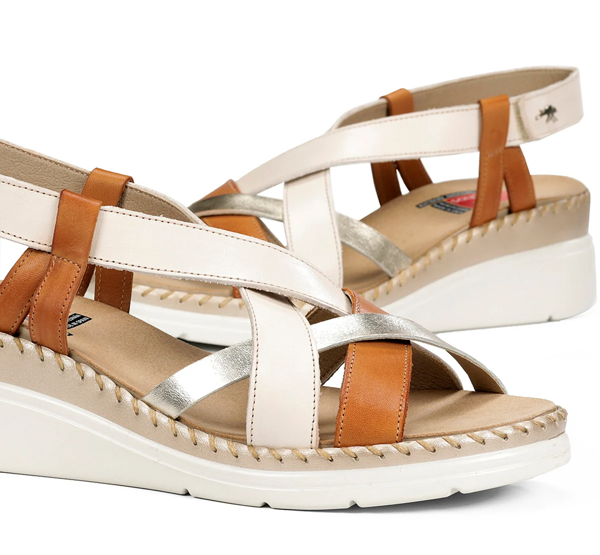 LEZA F2135 Taupe Sandale - Image 7