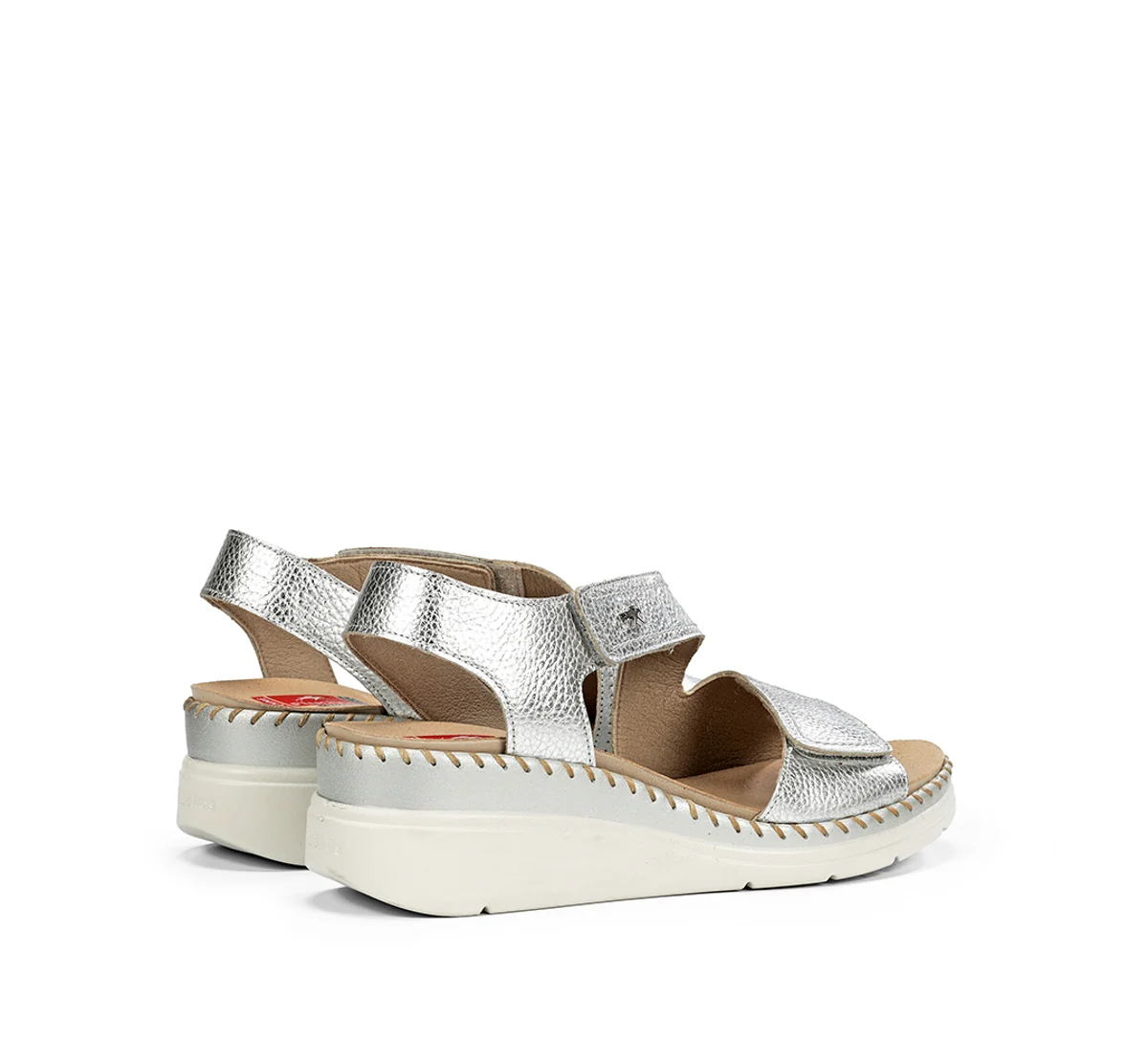 LEZA F2137 Silberne Sandale - Image 3