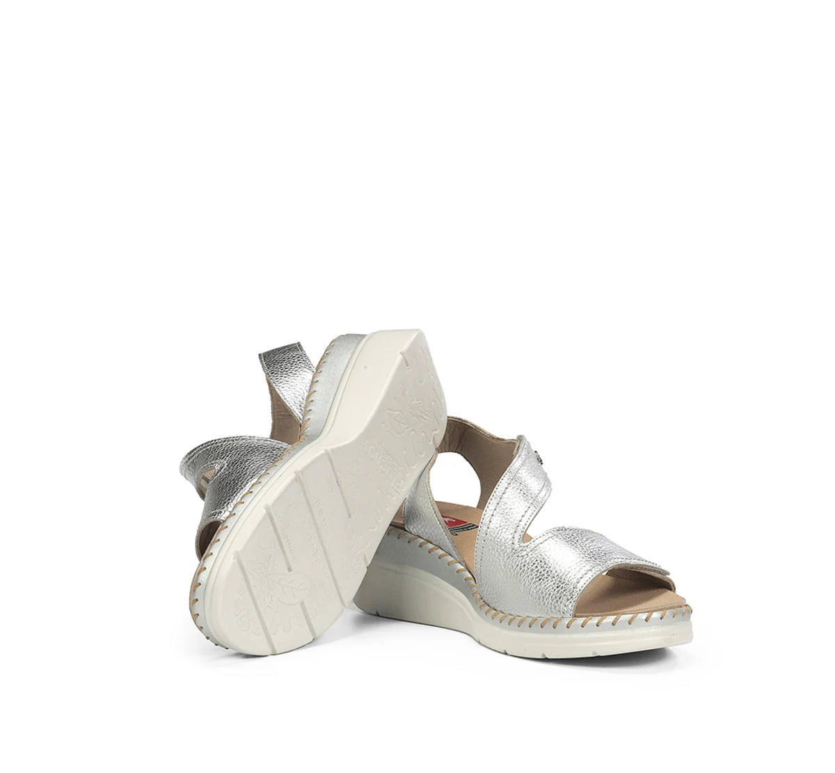 LEZA F2137 Silberne Sandale - Image 4